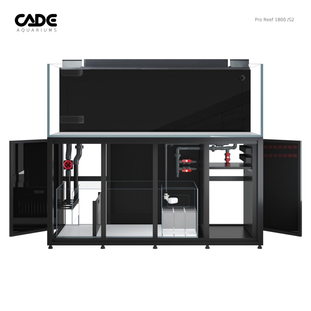 The top of the line CADE 1800 aquarium is nearly 200g of total water volume!