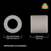 REFUGE rings glass biomedia